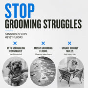 2-in-1 Foldable Pet Grooming Bed thumbnail 2