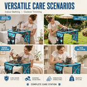 2-in-1 Foldable Pet Grooming Bed thumbnail 5