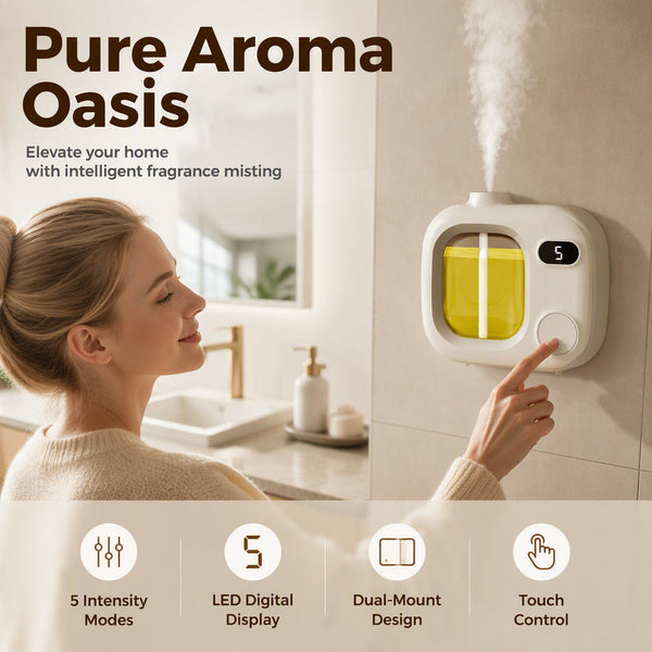 Smart LED Aroma Diffuser with Mist Control