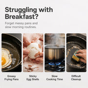 🥳2026 HOT SALE🥳💞50K+ SOLD! 🥗🎁 Microwave Egg Poacher——Dual‑cavity, non‑stick & easy clean. Healthier than frying – stock up & save! 🏠✅ thumbnail 3