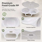 🥳2026 HOT SALE🥳💞50K+ SOLD! 🥗🎁 Microwave Egg Poacher——Dual‑cavity, non‑stick & easy clean. Healthier than frying – stock up & save! 🏠✅ thumbnail 6