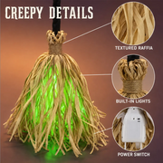 🧙Animated Witch Broom with Lights & Spooky Sounds thumbnail 7