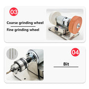 Multi-functional  Small Grinder New Electric Benchtop Sander thumbnail 5