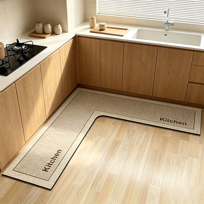 L-Shaped Mat For Kitchen
