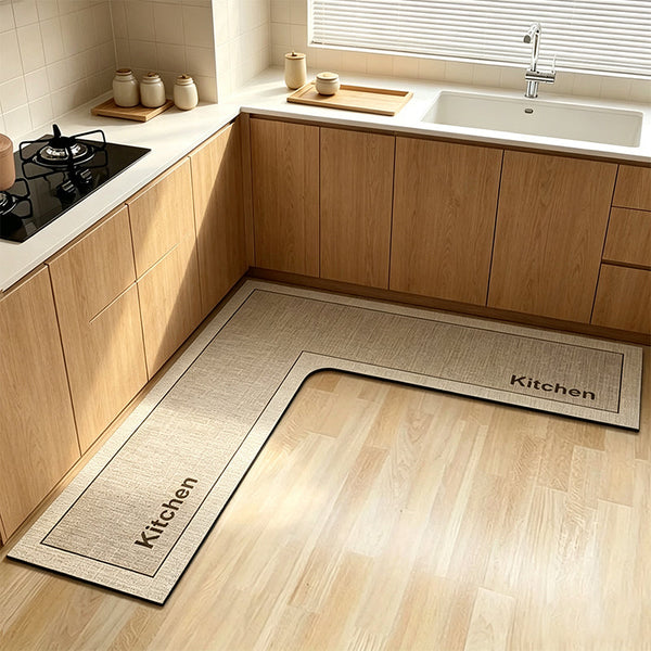 L-Shaped Mat For Kitchen