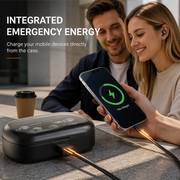 Wireless Bluetooth Earbuds with LED Display & Charging Case thumbnail 1