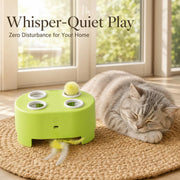 🐱New Arrivals 50% OFF🥳 Interactive Whack-a-Mole Cat Toy – 3 Play Modes, Fun Indoor Exercise & Brain Game for Cats thumbnail 1
