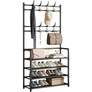 Multi-Functional Entryway Shoe & Coat Rack thumbnail 9
