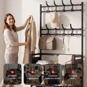 Multi-Functional Entryway Shoe & Coat Rack thumbnail 2