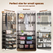 Multi-Functional Entryway Shoe & Coat Rack thumbnail 7