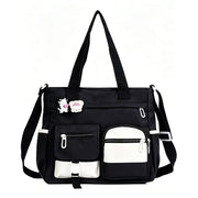 Large-Capacity Multi-Pocket Canvas Tote Bag thumbnail 11