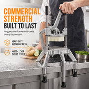 🔪 50% OFF! ✨ Vertical Manual Vegetable Cutter & Dicer – Stainless Steel French Fry Slicer, Heavy-Duty Lever Action & 4 Sharp Blades – Fast Uniform Cutting for Potatoes, Cucumbers & Radishes 🥔 thumbnail 6