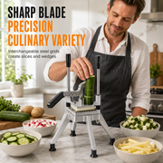 🔪 50% OFF! ✨ Vertical Manual Vegetable Cutter & Dicer – Stainless Steel French Fry Slicer, Heavy-Duty Lever Action & 4 Sharp Blades – Fast Uniform Cutting for Potatoes, Cucumbers & Radishes 🥔 thumbnail 4