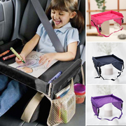 🚗 Kids Travel Tray for Car: Multi-Purpose, Mesh Pockets, Sponge Padding, Portable thumbnail 1