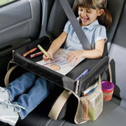 🚗 Kids Travel Tray for Car: Multi-Purpose, Mesh Pockets, Sponge Padding, Portable thumbnail 4