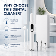 Portable Ultrasonic Teeth Cleaner and Tartar Remover Set thumbnail 7