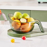 Multipurpose Rice Washing Bowl Strainer with Handle thumbnail 4