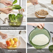 Multipurpose Rice Washing Bowl Strainer with Handle thumbnail 10