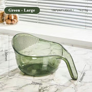 Multipurpose Rice Washing Bowl Strainer with Handle thumbnail 15
