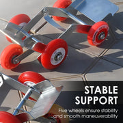 Motorcycle Flat-Tire Moving Aid | 5 Wheels thumbnail 3