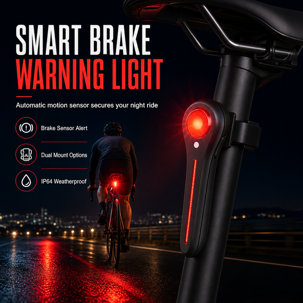 Rechargeable Bicycle Brake Taillight