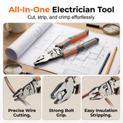 Ratchet Cable Wire Cutter Pliers thumbnail 2