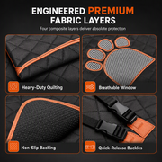 Waterproof Dog Car Seat Cover Dirtproof Rear Seat Pet Mat Cushion thumbnail 5
