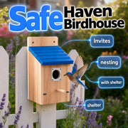 Weatherproof Outdoor Wooden Birdhouse thumbnail 1
