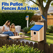 Weatherproof Outdoor Wooden Birdhouse thumbnail 3