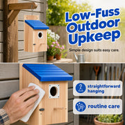 Weatherproof Outdoor Wooden Birdhouse thumbnail 6