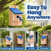 Weatherproof Outdoor Wooden Birdhouse thumbnail 4