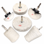 White Cotton Flannel Buffing Wheel thumbnail 8