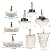 White Cotton Flannel Buffing Wheel thumbnail 9