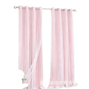 Double Layer Blackout Curtain with Sheer Overlay Grommet Top Window Panel for Bedroom and Kids Room thumbnail 13