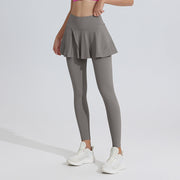 Women's High-Waisted Leggings with Skirt thumbnail 12