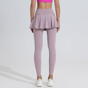 Women's High-Waisted Leggings with Skirt thumbnail 11