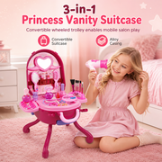 Kids’ Pretend Makeup Vanity Suitcase thumbnail 1