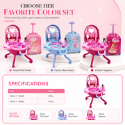 Kids’ Pretend Makeup Vanity Suitcase thumbnail 7