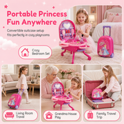 Kids’ Pretend Makeup Vanity Suitcase thumbnail 6