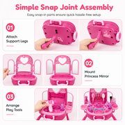 Kids’ Pretend Makeup Vanity Suitcase thumbnail 8