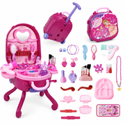 Kids’ Pretend Makeup Vanity Suitcase thumbnail 9
