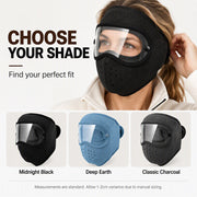Winter Windproof Warm Face Mask with HD Goggles thumbnail 3