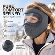Winter Windproof Warm Face Mask with HD Goggles thumbnail 1