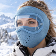 Winter Windproof Warm Face Mask with HD Goggles thumbnail 8