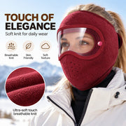 Winter Windproof Warm Face Mask with HD Goggles thumbnail 5
