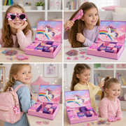 24-Day Unicorn Advent Calendar with Hair Accessories, Stickers & Surprise Gifts thumbnail 4