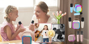 Mini Karaoke Machine with Wireless Microphones thumbnail 3