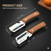 Stainless Peeler , High-Grade Durability, Clean, Precision Peeling + Bottle Opener thumbnail 9