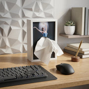 Ballet Dancer Wooden Tissue Box Holder thumbnail 1